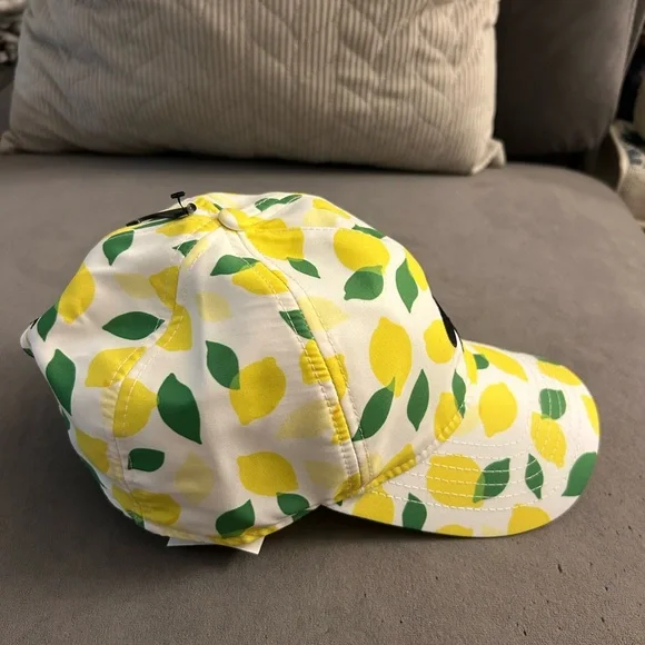 Kate Spade Lemon Print Baseball Cap — NWT! - Picture 3 of 4
